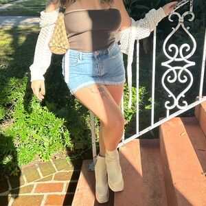 Pacsun. Denim mini skirt.